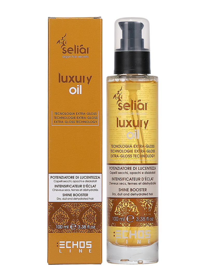Shine booster dry, dull and dehydrated hair Luxory Oil | Echosline Shine booster dry, dull and dehydrated hair Luxory Oil | Echosline