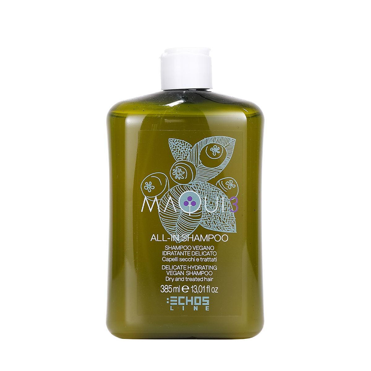Delicate hydrating vegan shampoo dry and treated hair Maqui 3